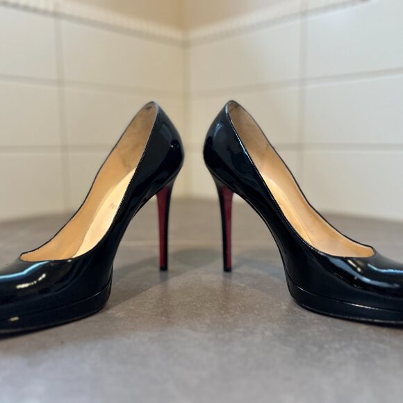 Christian Louboutin So Kate Patent Black Leather 120 mm Pumps - Picture 6 of 6